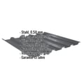 Trapezblech 35/207 | Dach | Anti-Tropf 700 g/m² | Stahl 0,50 mm | 35 µm Mattpolyester | 23 - Dunkelgrau #2