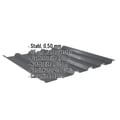 Trapezblech 35/207 | Dach | Stahl 0,50 mm | 35 µm Mattpolyester | 23 - Dunkelgrau #2