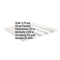 Trapezblech 35/207 | Dach | Stahl 0,75 mm | 60 µm Puramid | 9002 - Grauweiß #2