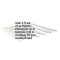 Trapezblech 35/207 | Wand | Stahl 0,75 mm | 25 µm Polyester | 9006 - Weißaluminium #2