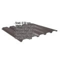Trapezblech 35/207 | Wand | Stahl 0,50 mm | 35 µm Mattpolyester | 32 - Dunkelbraun #2