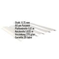 Trapezblech 35/207 | Wand | Stahl 0,75 mm | 60 µm Puramid | 9002 - Grauweiß #2