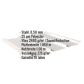 Trapezblech 45/333 | Dach | Anti-Tropf 2400 g/m² | Stahl 0,50 mm | 25 µm Polyester | 7035 - Lichtgrau #2