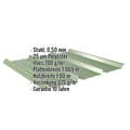 Trapezblech 45/333 | Dach | Anti-Tropf 700 g/m² | Stahl 0,50 mm | 25 µm Polyester | 6011 - Resedagrün #2