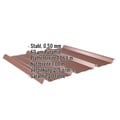 Trapezblech 45/333 | Dach | Stahl 0,50 mm | 60 µm Puramid | 8012 - Rotbraun #2