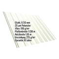 Trapezblech T18DR | Dach | Anti-Tropf 700 g/m² | Stahl 0,50 mm | 25 µm Polyester | 9002 - Grauweiß #2