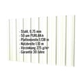 Trapezblech T18DR | Wand | Stahl 0,75 mm | 50 µm PURLAK® | 9002 - Grauweiß #2