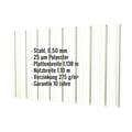 Trapezblech T18DR | Wand | Stahl 0,50 mm | 25 µm Polyester | 9002 - Grauweiß #2