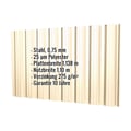 Trapezblech T18DR | Wand | Stahl 0,75 mm | 25 µm Polyester | 1015 - Hellelfenbein #2