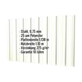 Trapezblech T18DR | Wand | Stahl 0,75 mm | 25 µm Polyester | 9002 - Grauweiß #2
