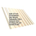 Trapezblech T20M | Dach | Anti-Tropf 700 g/m² | Stahl 0,75 mm | 25 µm Polyester | 1015 - Hellelfenbein #2