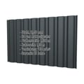 Trapezblech T20M | Wand | Stahl 0,50 mm | 35 µm Mattpolyester | 7016 - Anthrazitgrau #2