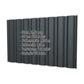 Trapezblech T20M | Wand | Stahl 0,50 mm | 50 µm PURMAT® | 7016 - Anthrazitgrau #2