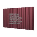 Trapezblech T20M | Wand | Stahl 0,50 mm | 25 µm Polyester | 3005 - Weinrot #2