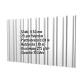 Trapezblech T20M | Wand | Stahl 0,50 mm | 25 µm Polyester | 7035 - Lichtgrau #2