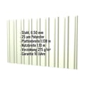 Trapezblech T20M | Wand | Stahl 0,50 mm | 25 µm Polyester | 9002 - Grauweiß #2