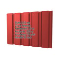 Trapezblech T35/207M | Wand | Stahl 0,50 mm | 25 µm Polyester | 3016 - Korallenrot #2