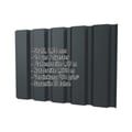 Trapezblech T35/207M | Wand | Stahl 0,75 mm | 25 µm Polyester | 7016 - Anthrazitgrau beidseitig #2