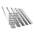 Trapezblech T35DR | Dach | Anti-Tropf 700 g/m² | Stahl 0,75 mm | 25 µm Polyester | 9006 - Weißaluminium #2