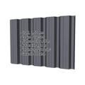 Trapezblech T35DR | Wand | Stahl 0,50 mm | 25 µm Polyester | 7024 - Graphitgrau #2