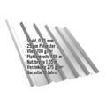 Trapezblech T35M | Dach | Anti-Tropf 700 g/m² | Stahl 0,75 mm | 25 µm Polyester | 7035 - Lichtgrau #2