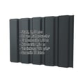 Trapezblech T35M | Wand | Stahl 0,50 mm | 35 µm Mattpolyester | 7016 - Anthrazitgrau #2