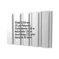 Trapezblech T35M | Wand | Stahl 0,50 mm | 25 µm Polyester | 7035 - Lichtgrau #2