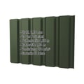 Trapezblech T35M | Wand | Stahl 0,75 mm | 25 µm Polyester | 6020 - Chromoxidgrün #2