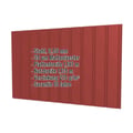 Trapezblech T7M | Wand | Stahl 0,50 mm | 35 µm Mattpolyester | 028 - Kirschrot #2