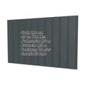 Trapezblech T7M | Wand | Stahl 0,75 mm | 50 µm PURLAK® | 7016 - Anthrazitgrau #2