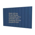Trapezblech T7M | Wand | Stahl 0,50 mm | 25 µm Polyester | 5010 - Enzianblau #2