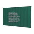 Trapezblech T7M | Wand | Stahl 0,63 mm | 25 µm Polyester | 6005 - Moosgrün #2