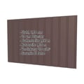 Trapezblech T7M | Wand | Stahl 0,75 mm | 25 µm Polyester | 8017 - Schokoladenbraun #2