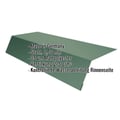 Traufenblech | 12,5 cm x 7 cm x 2,00 m | Stahl 0,50 mm | 35 µm Mattpolyester | 6005 - Moosgrün #2