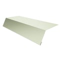 Traufenblech | 12,5 cm x 7 cm x 2,00 m | Stahl 0,50 mm | 25 µm Polyester | 9002 - Grauweiß #1