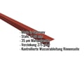 Traufenblech | 5 x 5 cm | 95° | Stahl 0,50 mm | 35 µm Mattpolyester | 29 - Rot #2