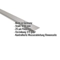 Traufenblech | 8 x 3 cm | 100° | Stahl 0,50 mm | 25 µm Polyester | 9007 - Graualuminium #2