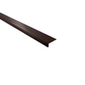Traufenblech | 8 x 3 cm | 100° | Stahl 0,50 mm | 35 µm Mattpolyester | 32 - Dunkelbraun #1
