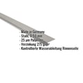 Traufenblech | 8 x 3 cm | 95° | Stahl 0,50 mm | 25 µm Polyester | 9007 - Graualuminium #2