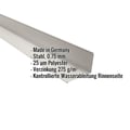 Traufenblech | 8 x 3 cm | 95° | Stahl 0,75 mm | 25 µm Polyester | 9002 - Grauweiß #2