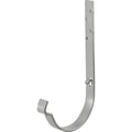 Universal Rinnenhalter | Stahl | Ø 125 mm | 9006 - Weißaluminium | Länge = 21 cm #1