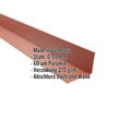 Wandanschluss | 16 x 11,5 cm | 95° | Stahl 0,50 mm | 60 µm Puramid | 8004 - Kupferbraun #2