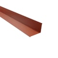 Wandanschluss | 16 x 11,5 cm | 95° | Stahl 0,50 mm | 60 µm Puramid | 8004 - Kupferbraun #1