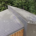 Wandanschluss | 16 x 11,5 cm | 95° | Aluminium 0,70 mm | 25 µm Polyester | 9007 - Graualuminium #5