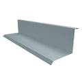 Wandanschluss | Typ 1 | 10 cm x 11 cm x 2,00 m | 90° | Stahl 0,63 mm | 200 µm HPS Ultra® | 7040 - Fenstergrau #1