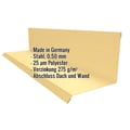 Wandanschluss | Typ 2 | 10 cm x 11 cm x 2,00 m | 90° | Stahl 0,50 mm | 25 µm Polyester | 1002 - Sandgelb #2