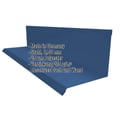 Wandanschluss | Typ 2 | 10 cm x 11 cm x 2,00 m | 90° | Stahl 0,50 mm | 25 µm Polyester | 5010 - Enzianblau #2