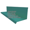 Wandanschluss | Typ 2 | 10 cm x 11 cm x 2,00 m | 90° | Stahl 0,75 mm | 25 µm Polyester | 6005 - Moosgrün #2