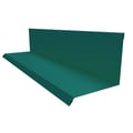 Wandanschluss | Typ 2 | 10 cm x 11 cm x 2,00 m | 90° | Stahl 0,75 mm | 25 µm Polyester | 6005 - Moosgrün #1
