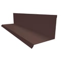 Wandanschluss | Typ 2 | 10 cm x 11 cm x 2,00 m | 90° | Stahl 0,75 mm | 25 µm Polyester | 8017 - Schokoladenbraun #1